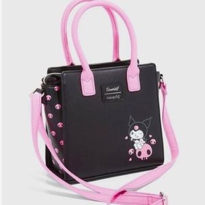 kuromi purse handbag with strap